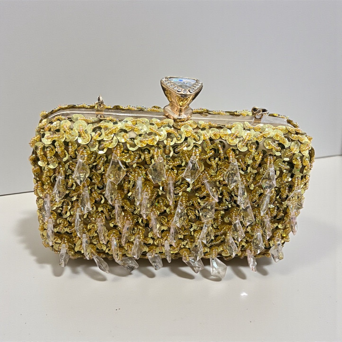 Sac de soirée doré