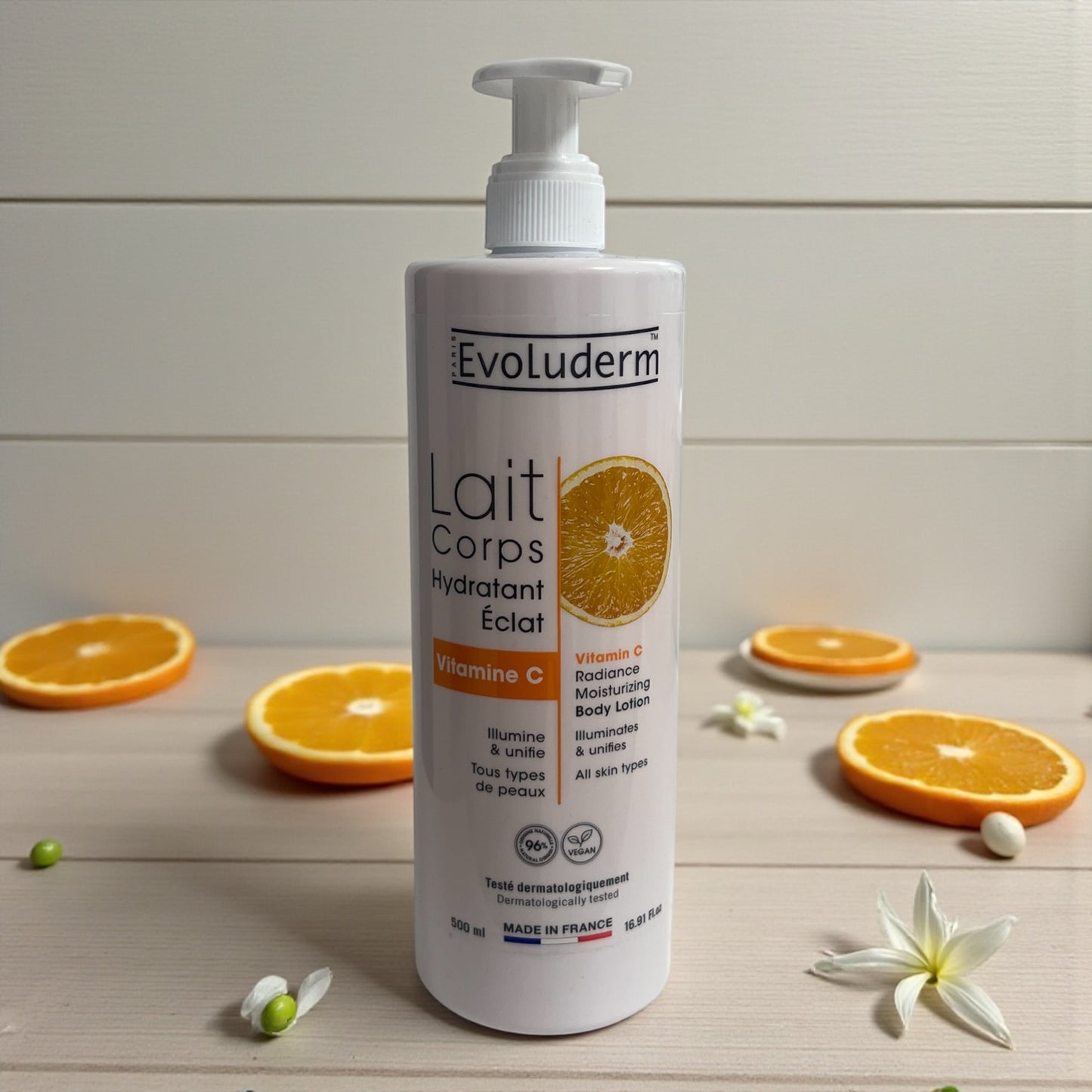 Evoluderm lait corps vitamine C 500ml