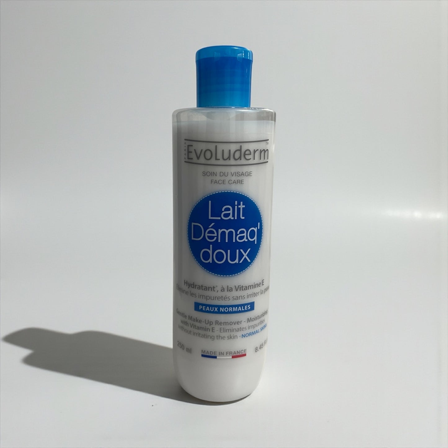 Evoluderm lait Démaquillant doux 250ml