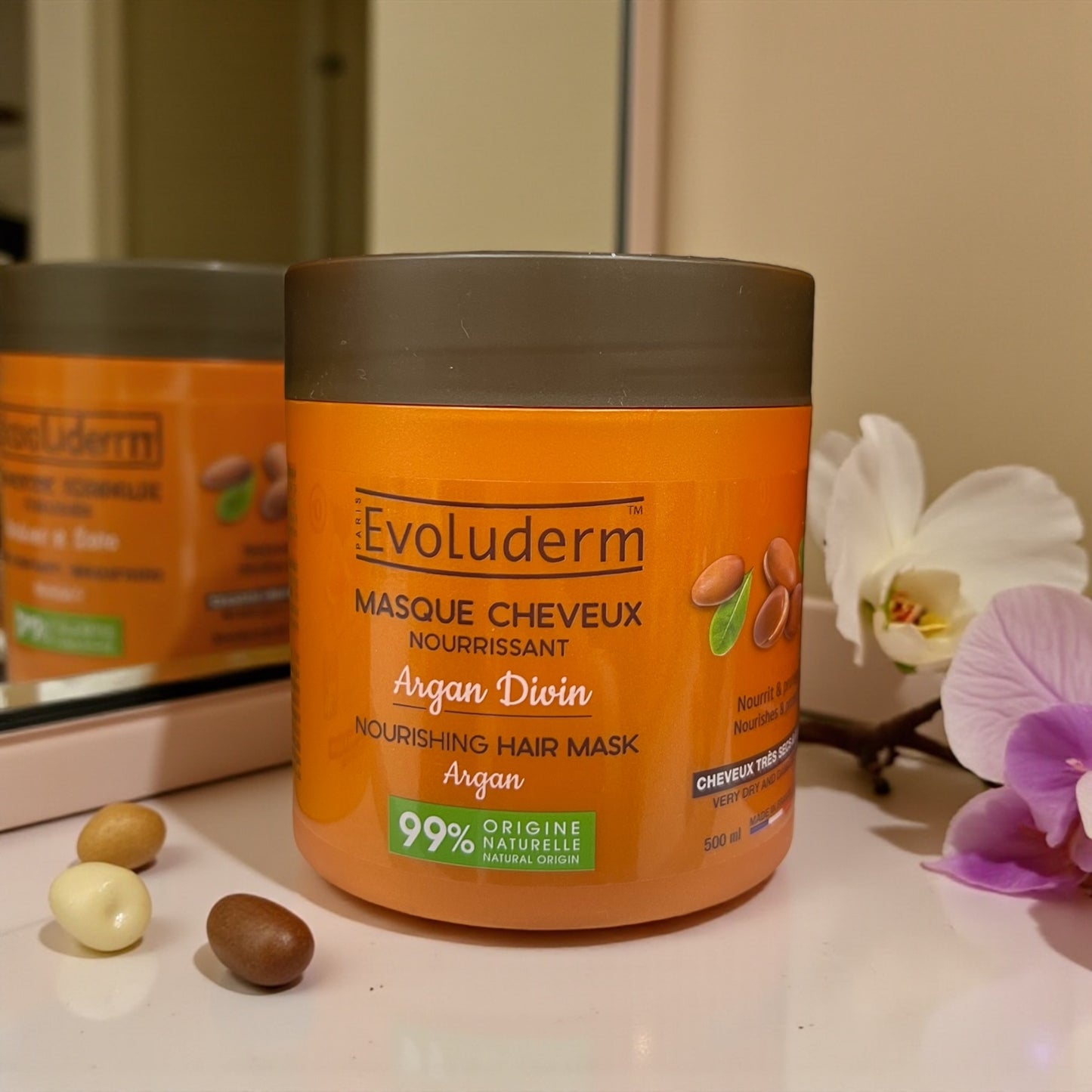 Masque Cheveux Evoluderm 500ml – Argan Divin