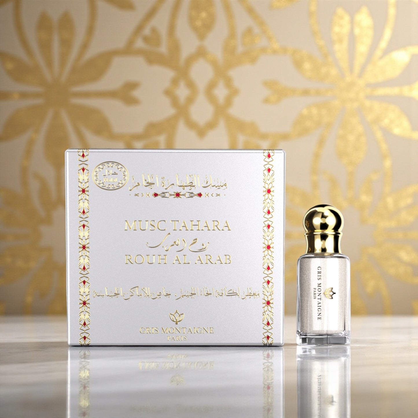 Musc Tahara Rouh Al Arab 12ml - Gris Montaigne