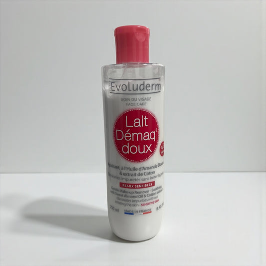 Evoluderm lait démaquillant doux peau sensible 250ml