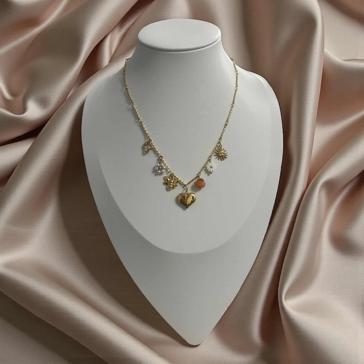 Collier Ivana orange