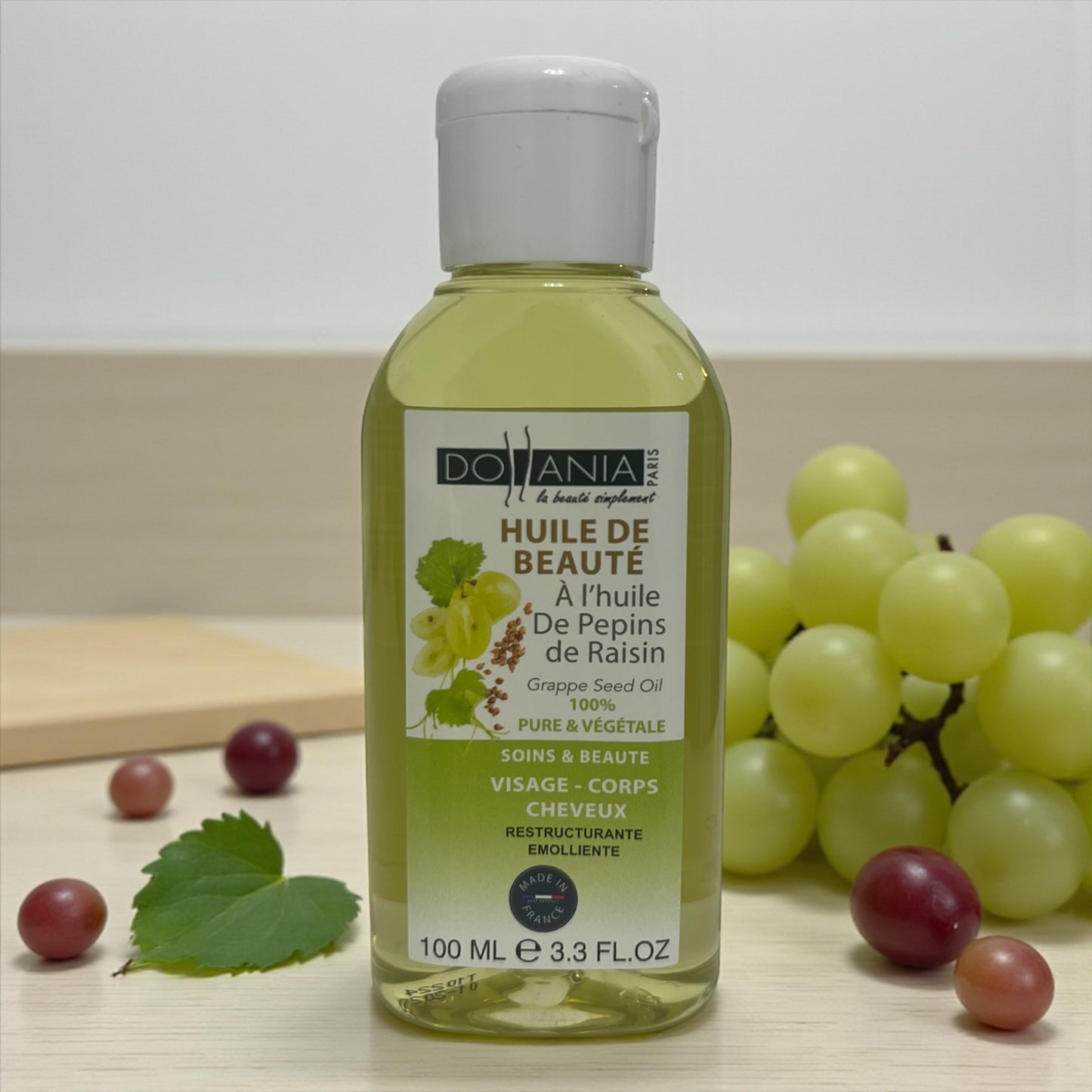 Dollania – Huile de Beauté aux Pépins de Raisin – 100 ml