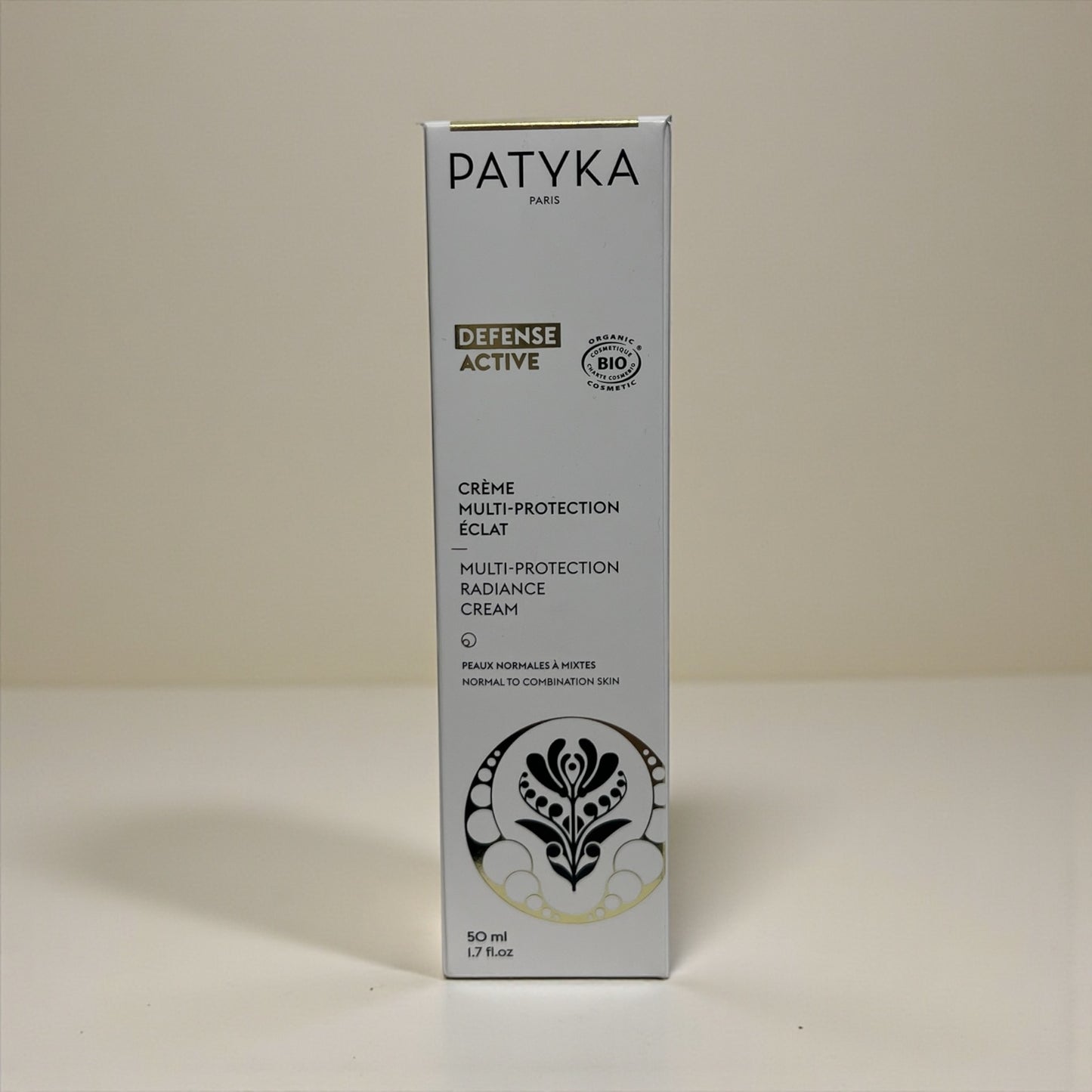 Crème Multi-Protection Éclat – Patyka (Peaux normales à mixtes, 50 ml)